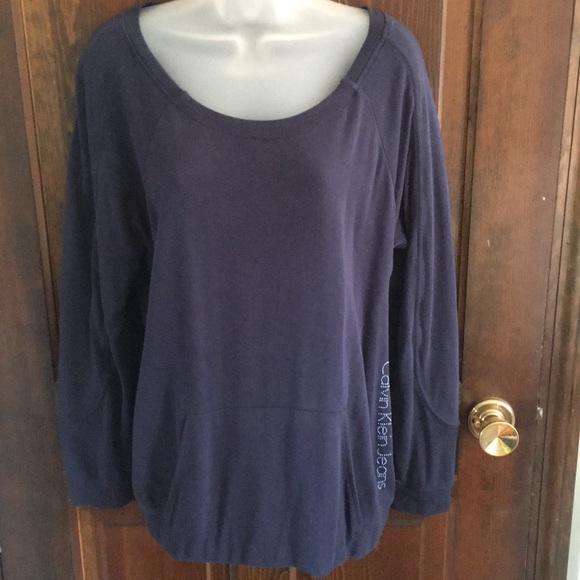 Calvin Klein Jeans Tops - Lightweight pullover sweatshirt